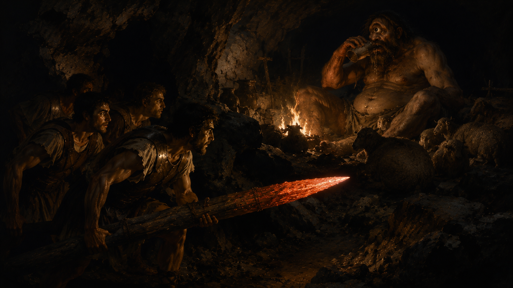 Inside the Cyclops cave